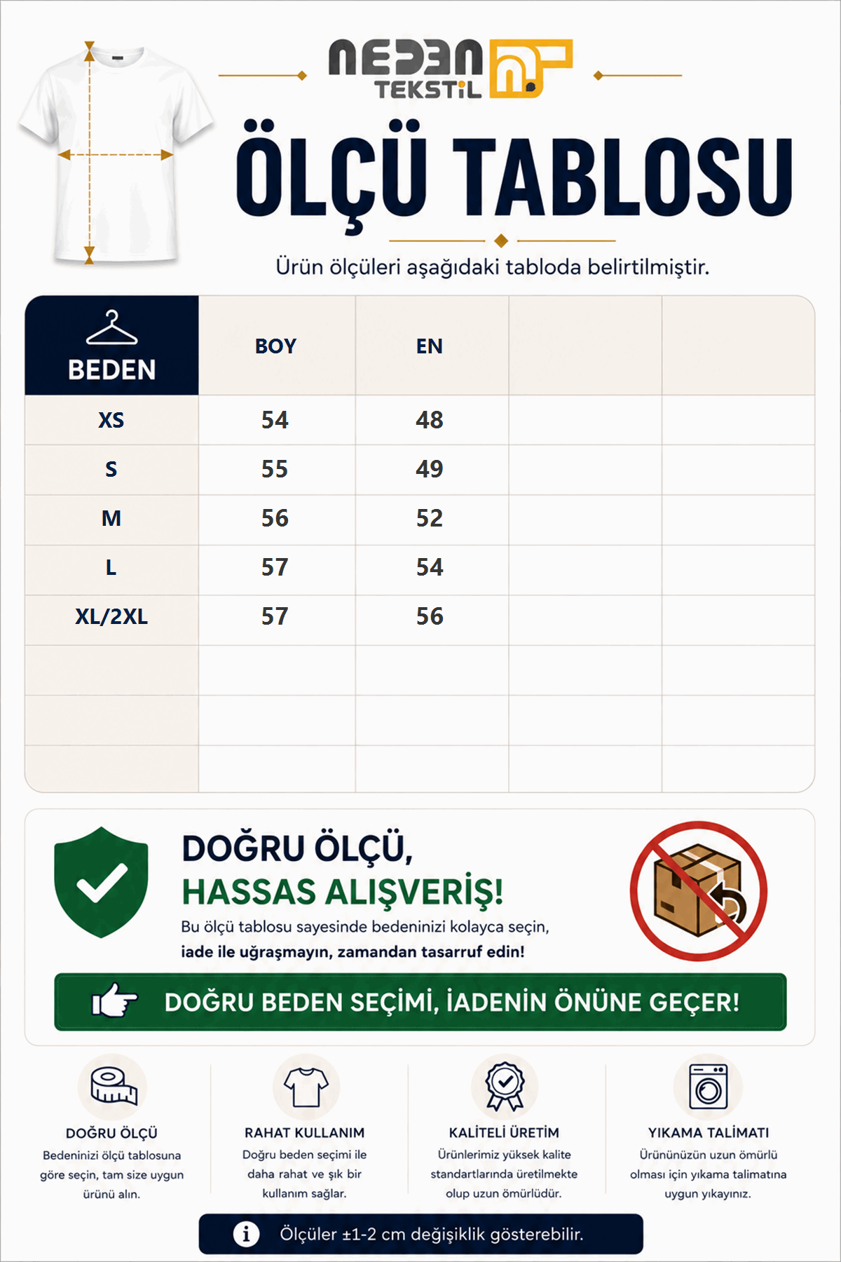 Ölçü tablosu
